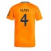 Real Madrid David Alaba #4 Borte Drakt 2024-25 Kortermet